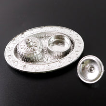 Oval Shape Special Puja Thali (1 Pc / Mix Design)