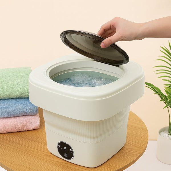 Folding Washing Machine, Mini Portable Washing Machine, Deep Cleaning Half Automatic Washt, Mini Foldable Washing Machine, Suitable For Socks, Underwear, Baby Clothes