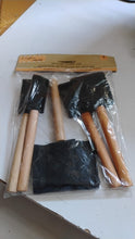 Multipurpose Sponge Brushes for Painting with Wooden Handles