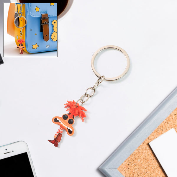 Quirky Cartoon Character Keychain